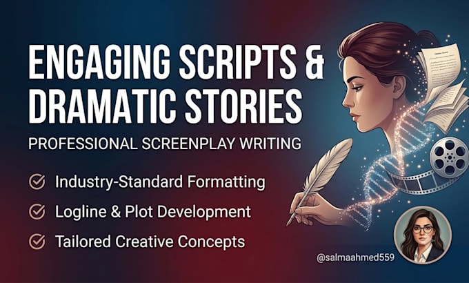 write engaging script and dramatic stories