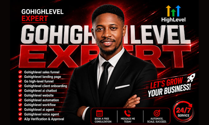 be gohighlevel expert for ai agent voice ai chatbot funnel workflow automation
