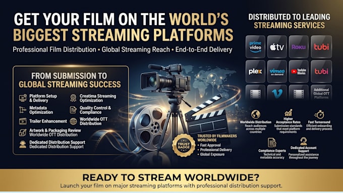 upload and optimize your film for amazon prime video distribution