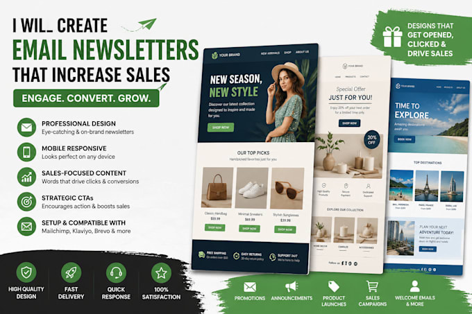 create email newsletters that increase sales