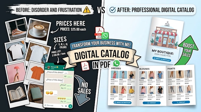 design a professional PDF product catalog for your business