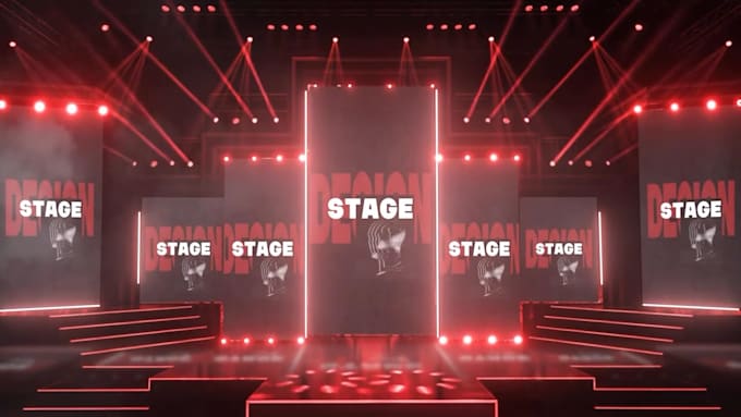 create motion graphics for led walls, concert visuals, stage shows and vj loops