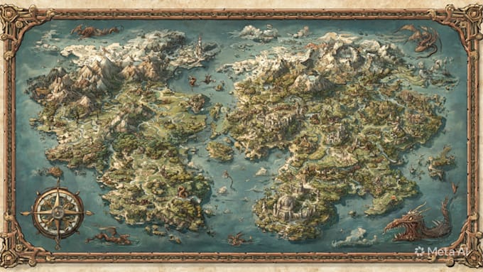 create city, event, tourist, and fantasy map illustration