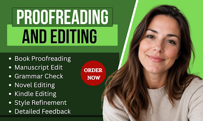 do book proofreading, editing, proofread and professional book editing
