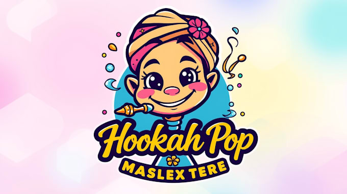 design awesome hookah pipe logo within two days