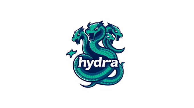 create amazing hydra logo with source file in 12 hours