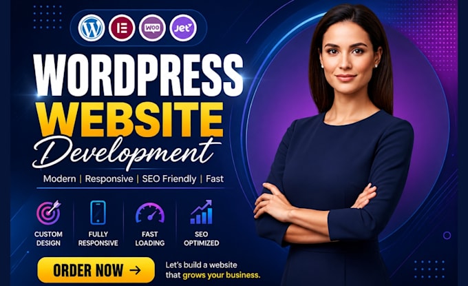 build wordpress website design, ecommerce website development or redesign