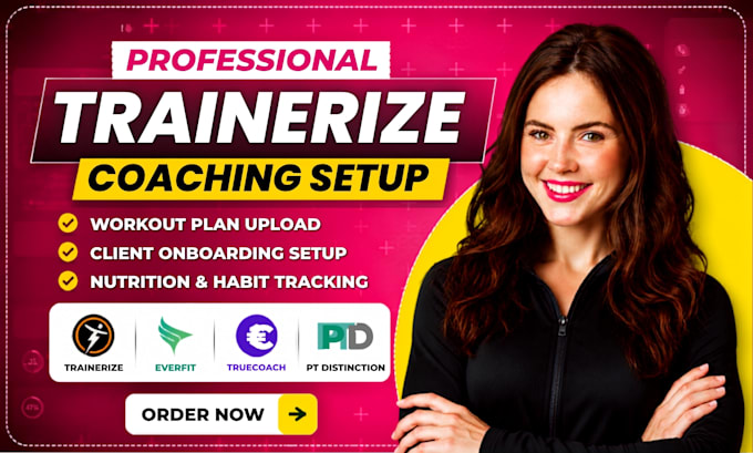 setup trainerize everfit workout plan health and fitness truecoach coaching app