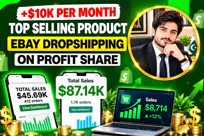 do expert ebay dropshipping on profit share