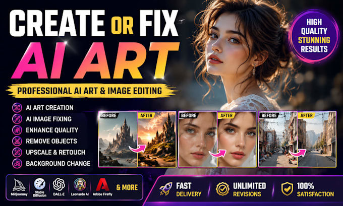 create or fix ai art or image