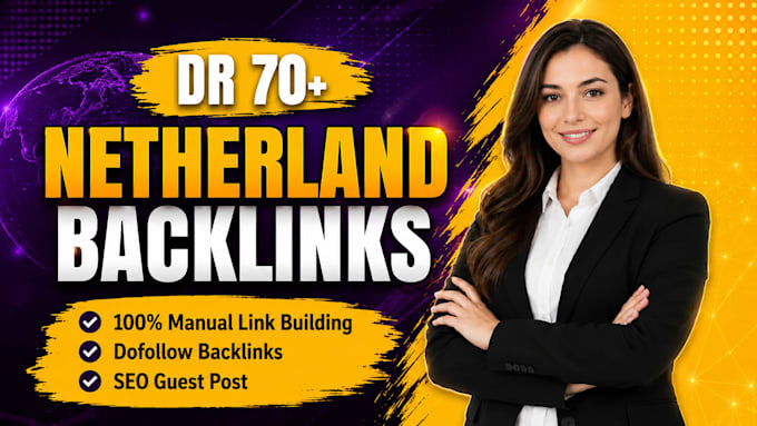 build high authority dofollow DR 70 netherlands backlinks