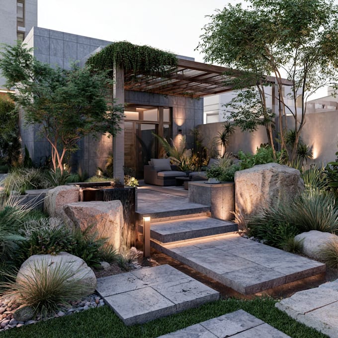 do backyard landscape design, patio, front yard design