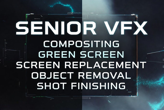 do high end vfx cleanup compositing and screen replacement