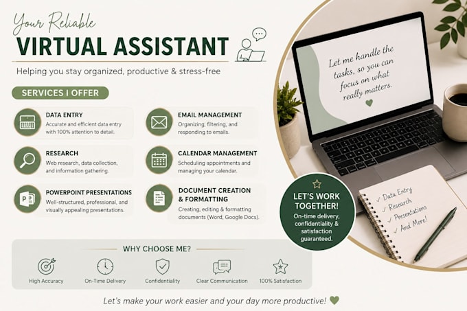be your reliable virtual assistant