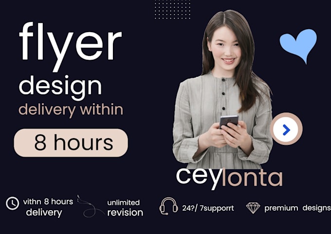 design a modern and creative flyer for your brand