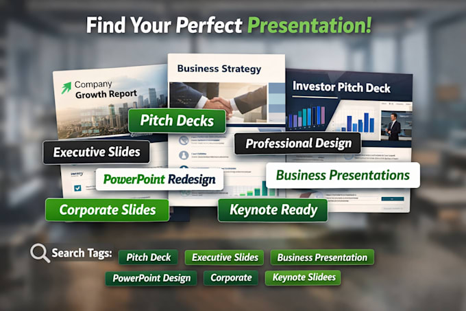 redesign your sales deck into an executive level presentation