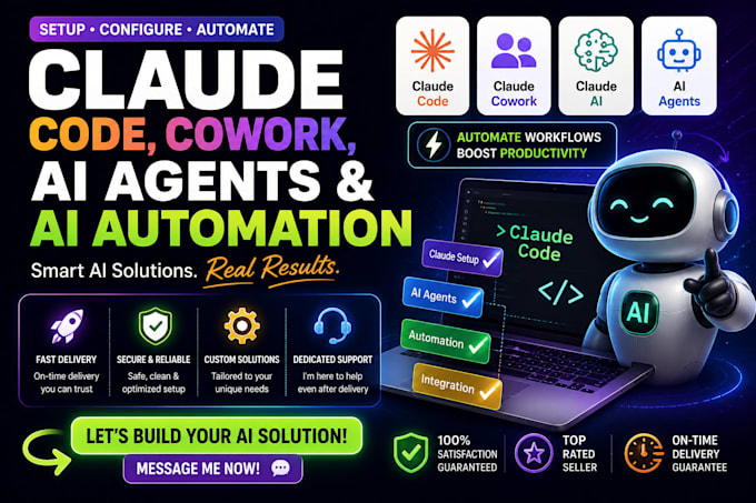 setup claude code, claude cowork, claude ai agent and ai