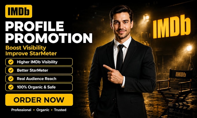 do imdb page promotion and improve your imdb starmeter organically