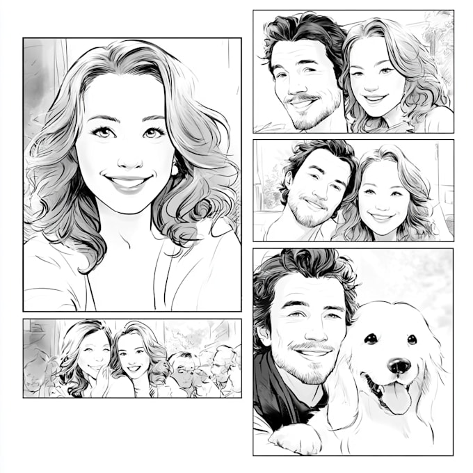 a personalized comic strip for you in cartoon style