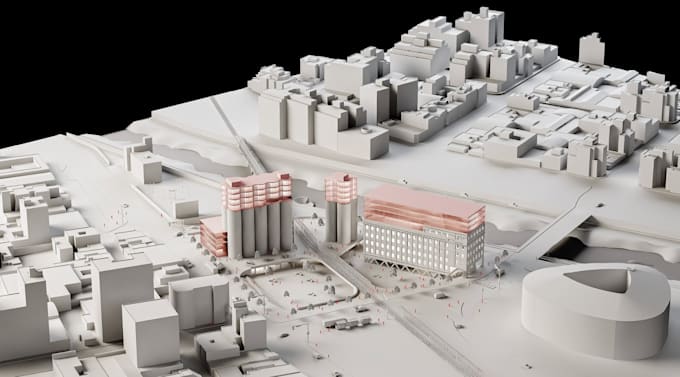 provide stl terrain topography cityscape contour mountain model for 3d printer