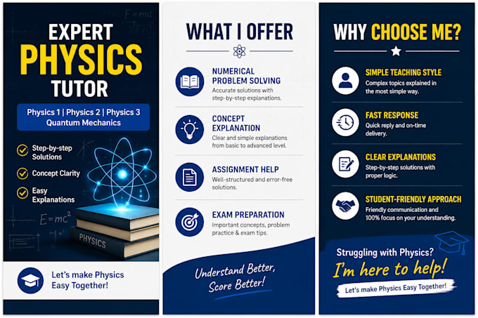 teach physics and solve physics problems