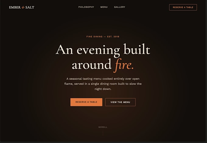 create websites what you need