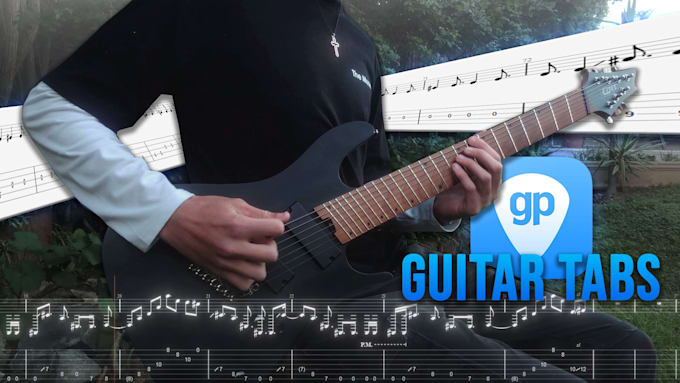 transcribe music into guitar or bass tabs