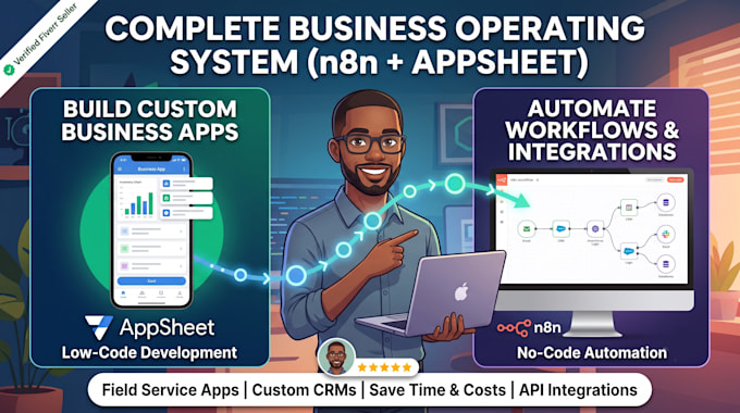 build custom google appsheet apps and automate workflows with n8n