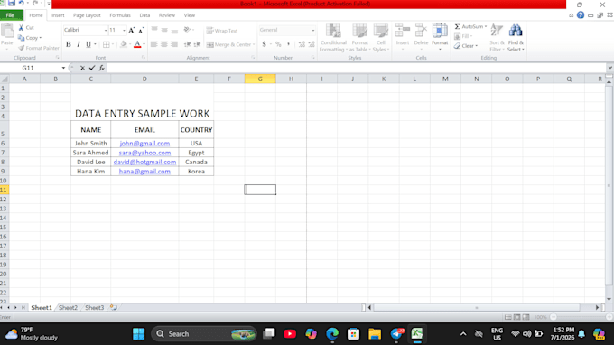 do accurate data entry and excel spreadsheets work