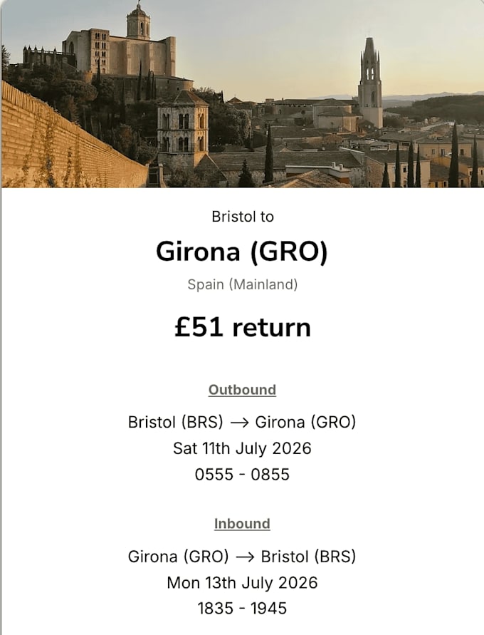 look for flights or a short trip away for you