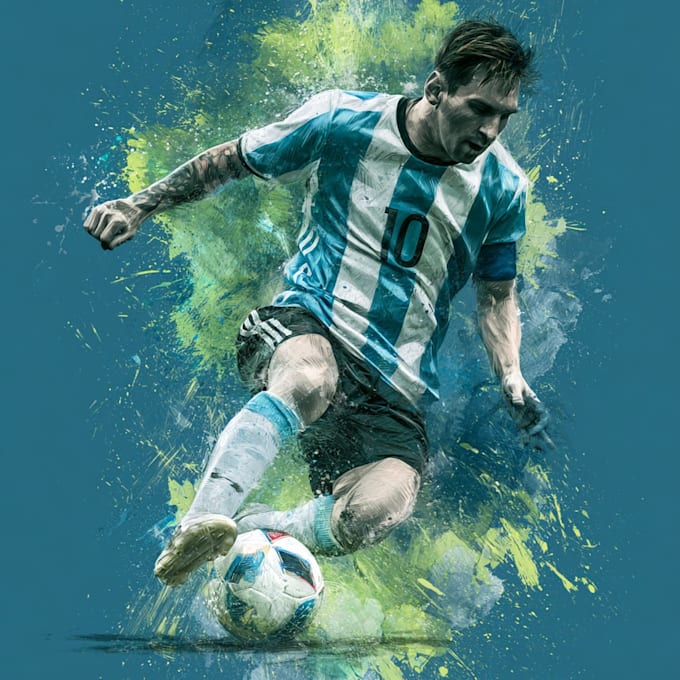 design a unique sport flyer or soccer poster