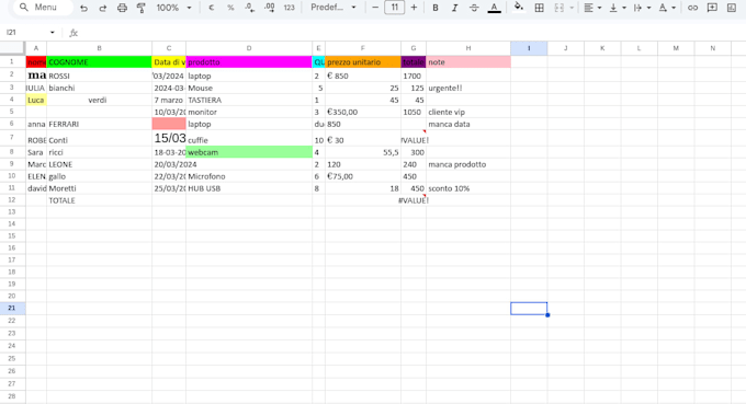 fix, format and organize your excel spreadsheet