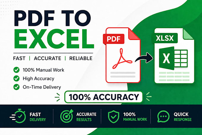 convert PDF to excel