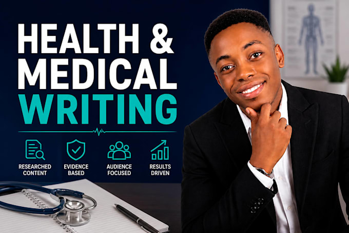 be your health, fitness, medical blog or article ghostwriter as a pharmacist