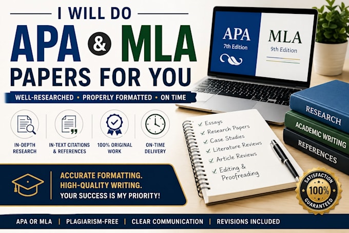 do apa and mla papers for you
