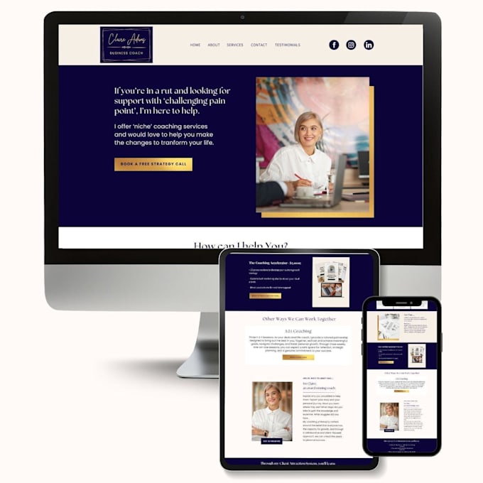 high converting wordpress websites designed specifically for coaches