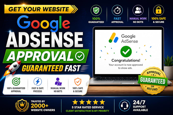 get your website google adsense approval guaranteed fast