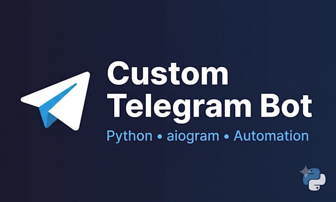 build a python telegram bot for business automation