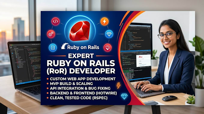 be your expert ruby on rails ror developer for web applications