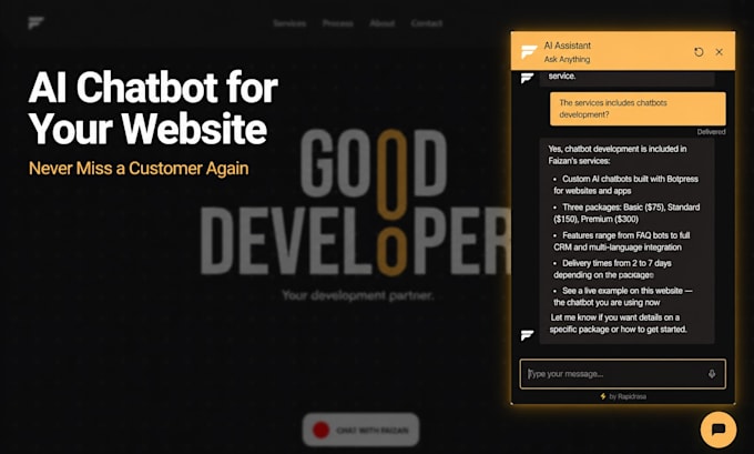 build a botpress ai chatbot trained on your business data