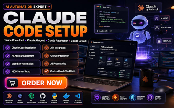 claude code setup, claude consultant, claude ai agent automation claude cowork