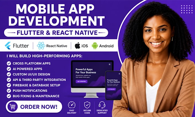 build mobile app development flutter react native ios andriod ai app creation