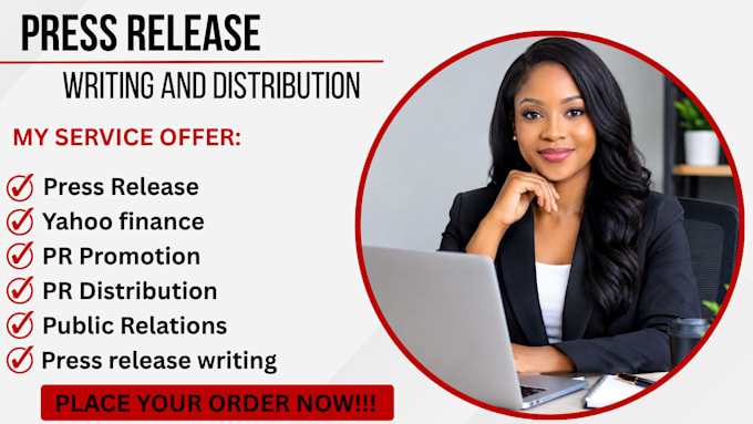 write and distribute ai tech product launch press release