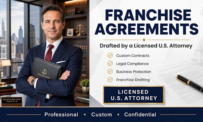 draft a professional, ironclad franchise agreement