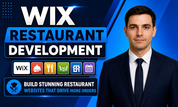 create wix restaurant website, online menu, table reservations, food ordering