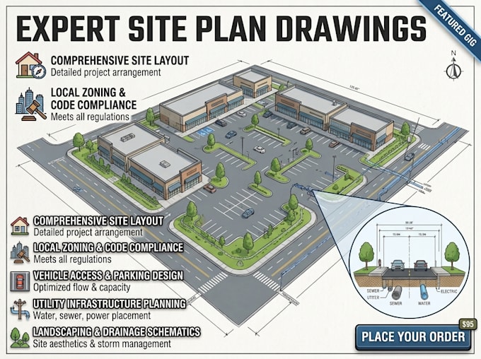 do site grading, site plan, topographic survey drawings, road design alignment