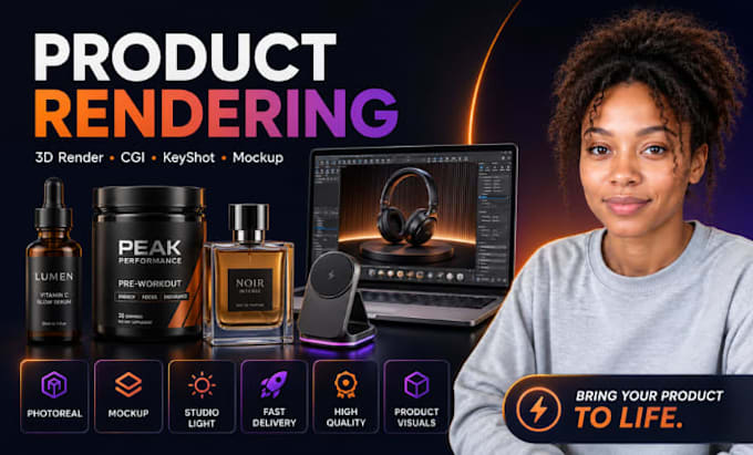 product rendering, 3d render, cgi product visualization, keyshot, product mockup