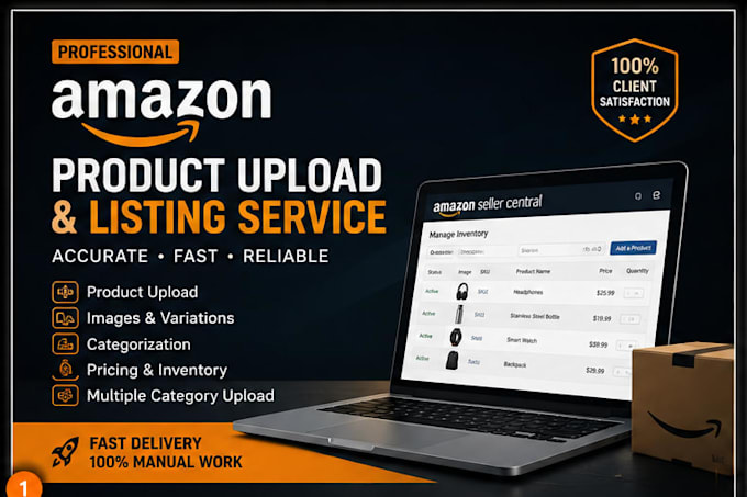 do amazon product listing and product upload