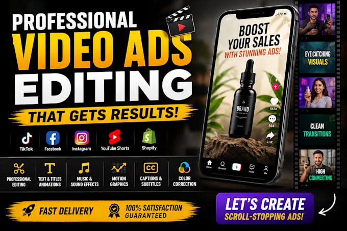 edit high converting facebook and instagram video ads
