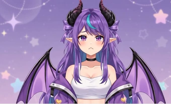 design and rig live 2d vtuber model, anime vtuber model live2d vtuber commission